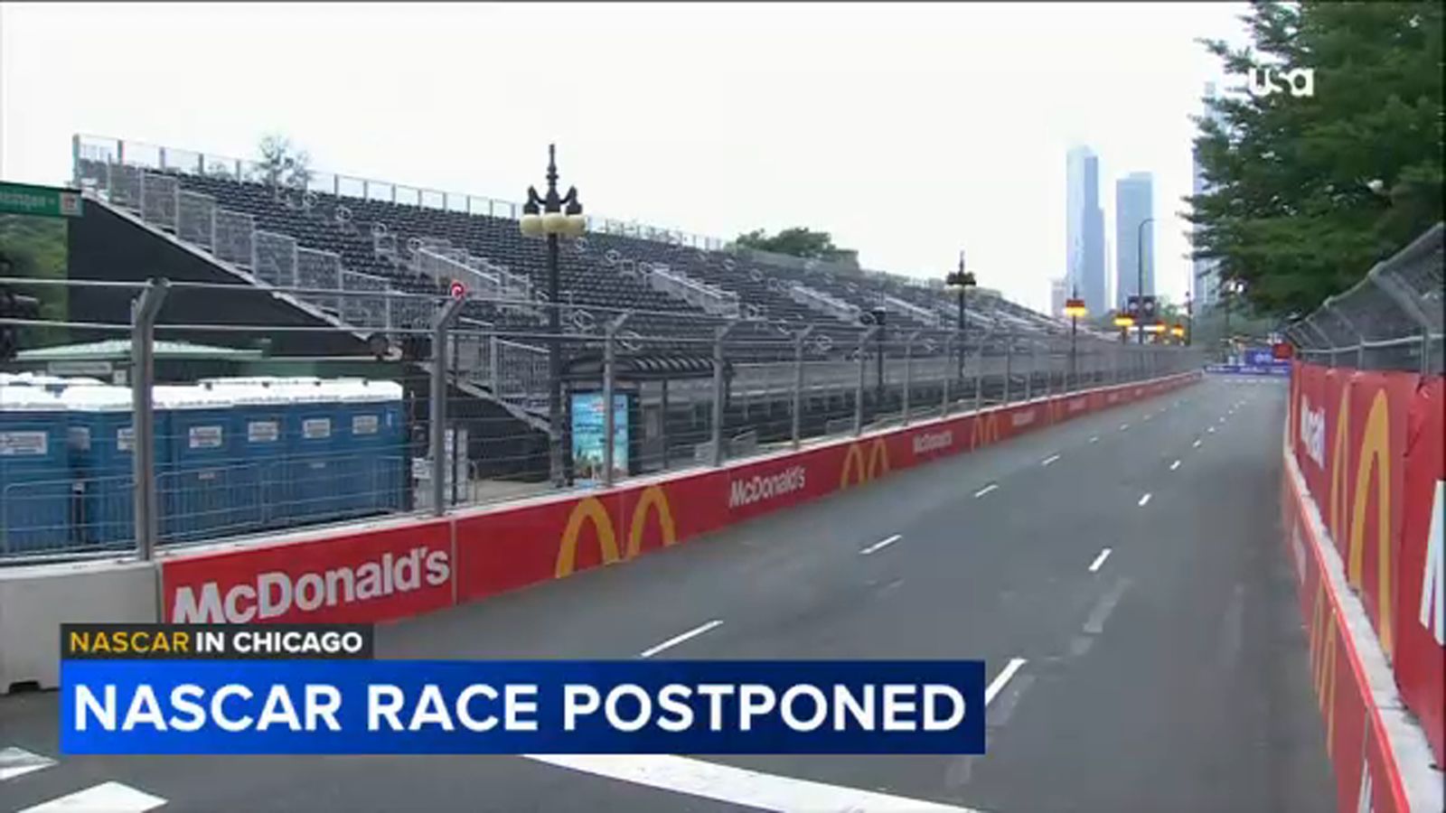 Postponed XFinity Chicago NASCAR race expected to take place Sunday morning, weather dependent