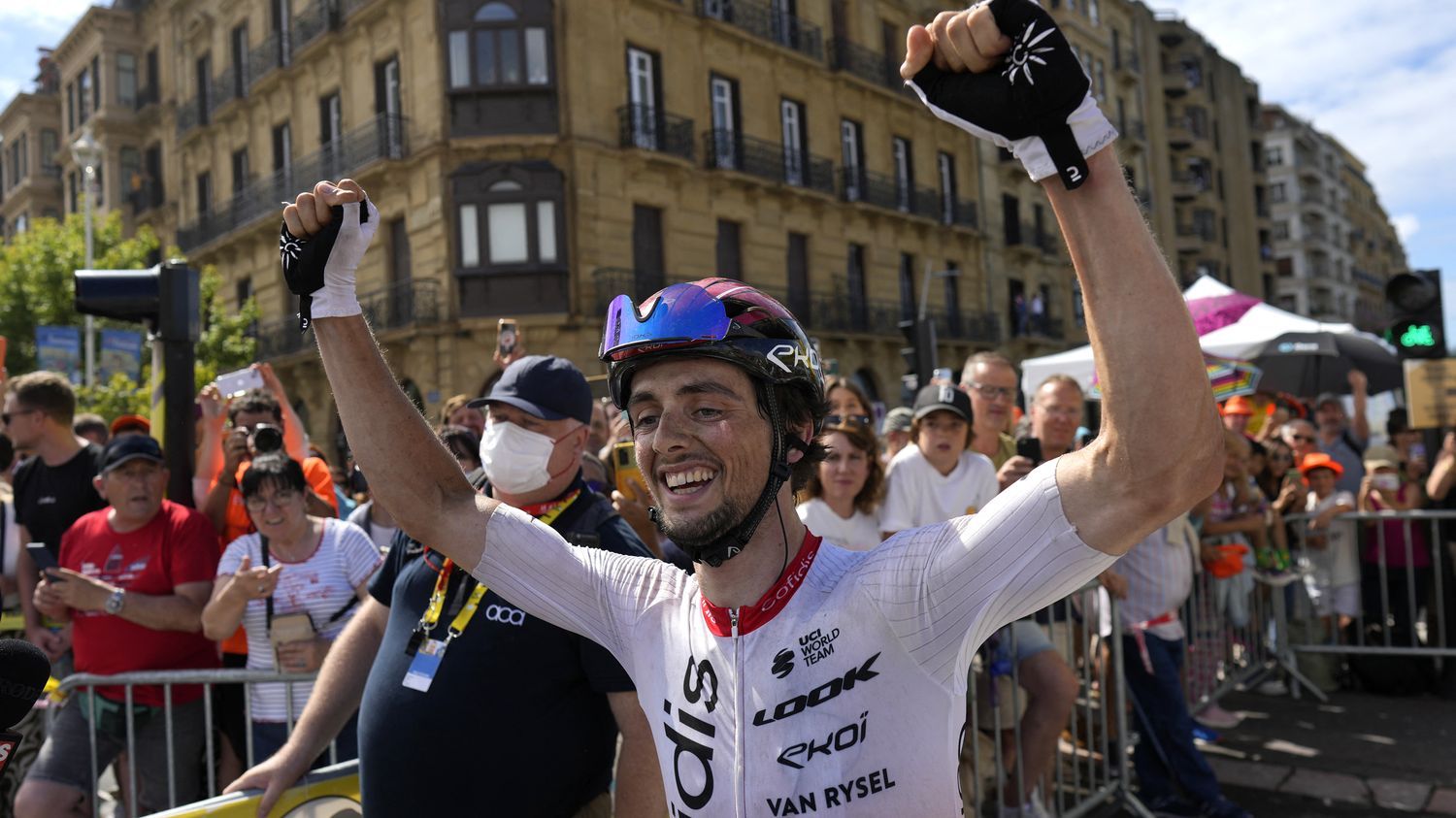 Tour de France 2023 : "Il rêve, je le compare à un artiste"... Qui est Victor Lafay, le Français qui a brisé la malédiction de l'équipe Cofidis ?