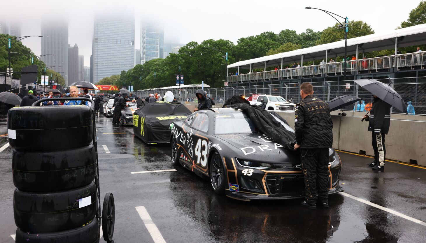 NASCAR Chicago: Grant Park 220 delayed, Xfinity Series race called due to rain