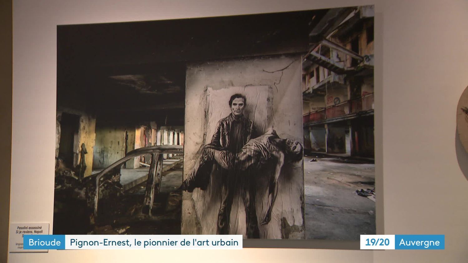 A Brioude, l'Hôtel du Doyenné se fait "L'écho du monde" avec l'artiste plasticien Ernest Pignon-Ernest