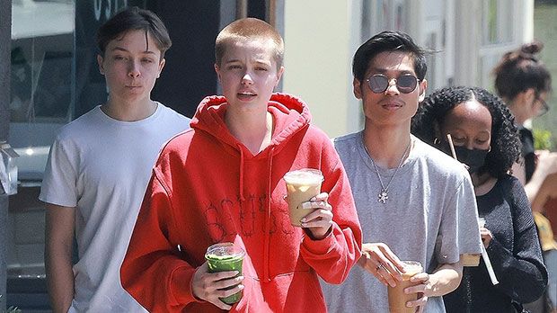 Knox Jolie-Pitt, Shiloh, Zahara & Pax’s Coffee Run: Photos