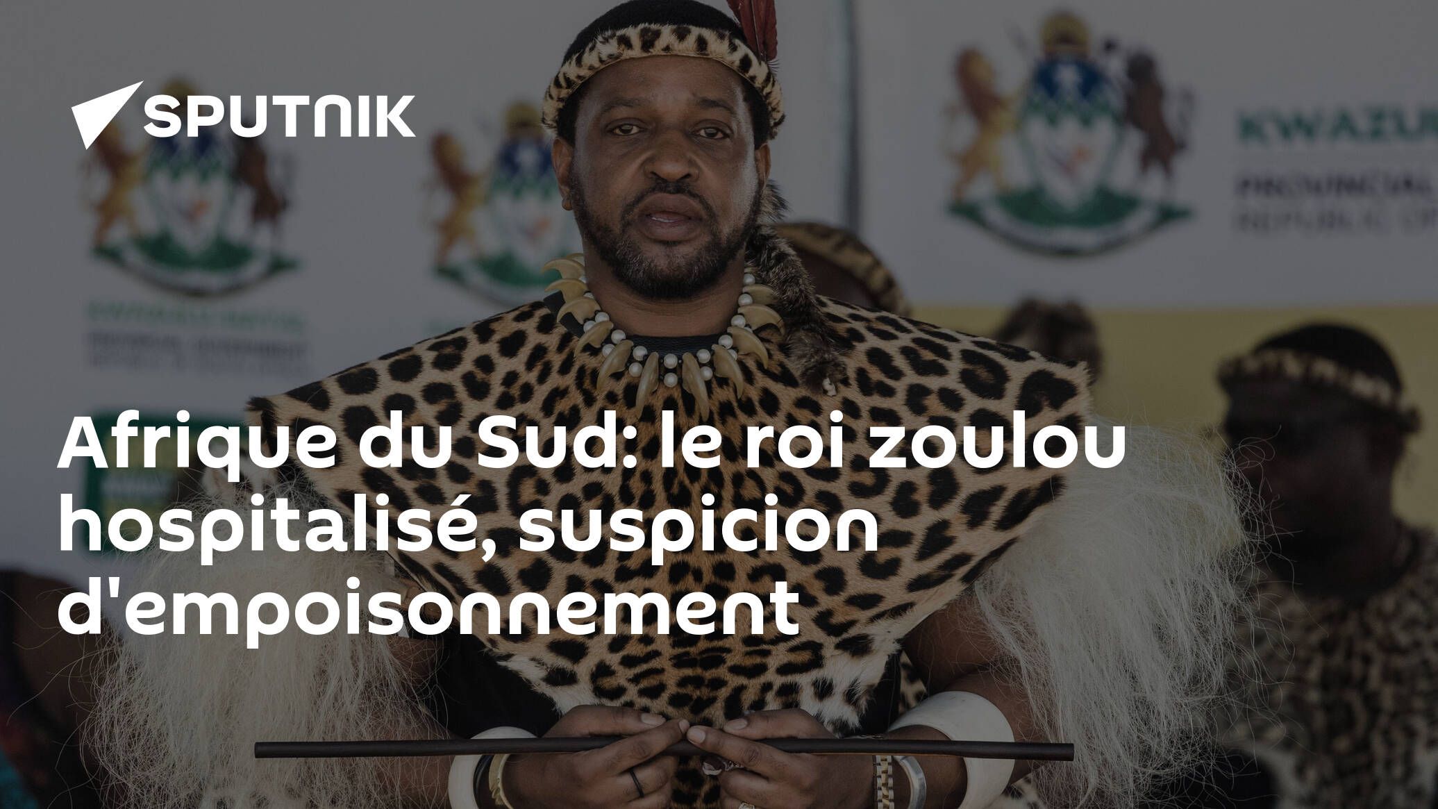 Afrique du Sud: le roi zoulou hospitalisé, suspicion d'empoisonnement