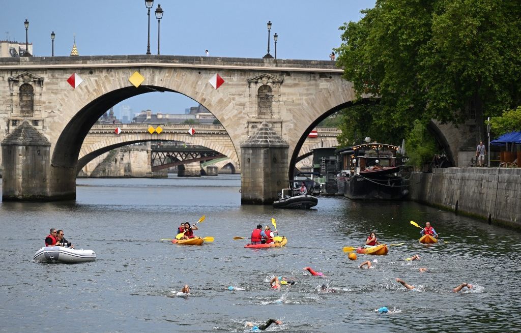 JO de Paris 2024 : La compétition test de natation dans la Seine menacée par la pluie