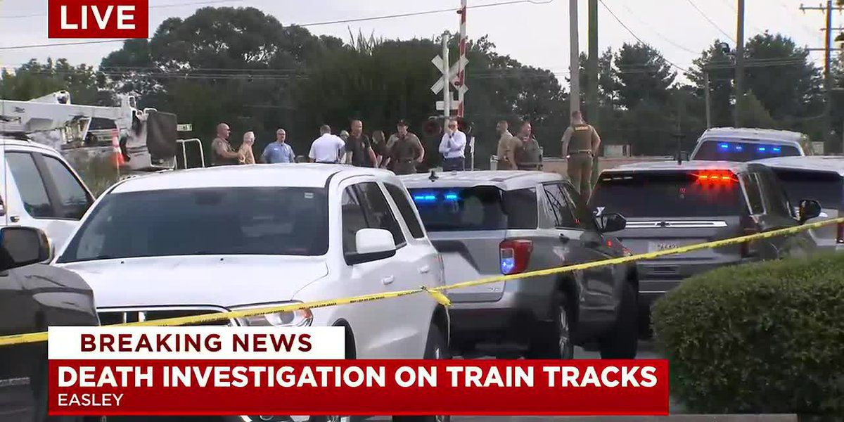 Coroner responding to incident near train tracks in Easley