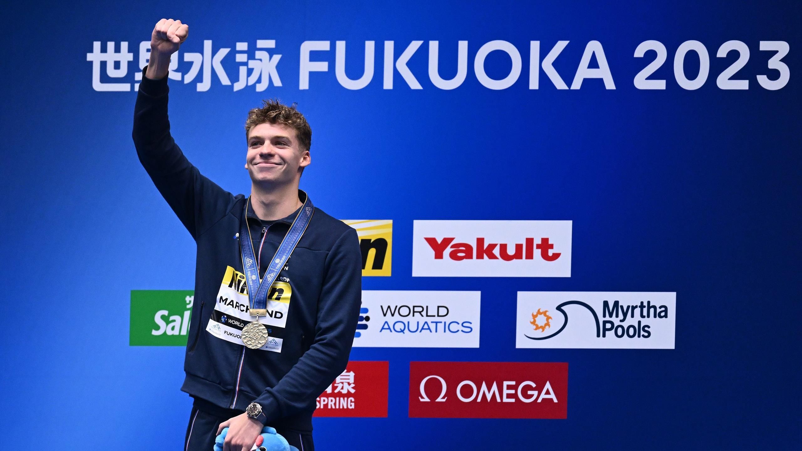 Après les Mondiaux de natation, le coach de Léon Marchand évoque la suite, dont les JO de Paris 2024