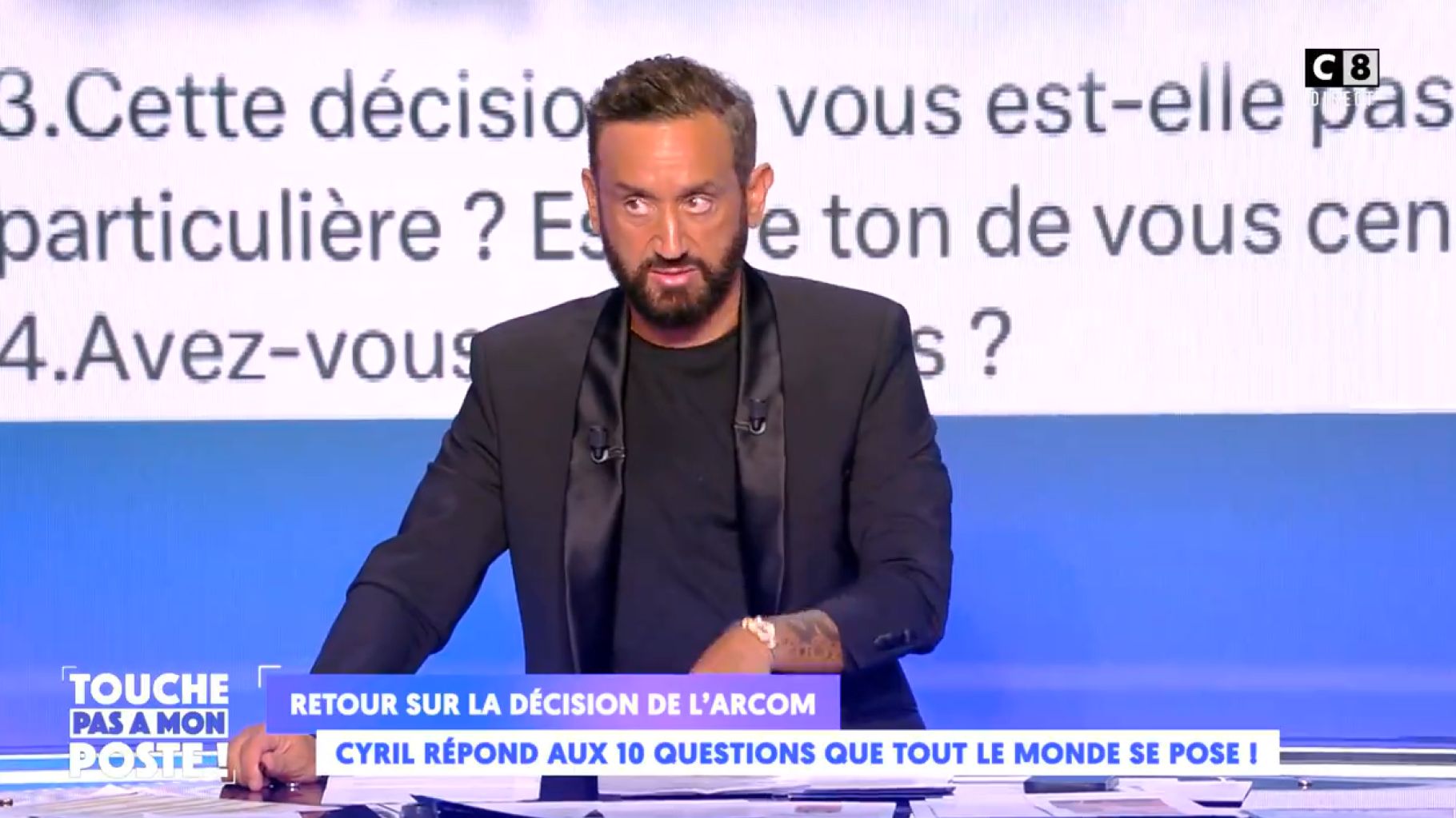 Arcom : Cyril Hanouna annonce qu’il va porter plainte contre l’Autorité pour harcèlement