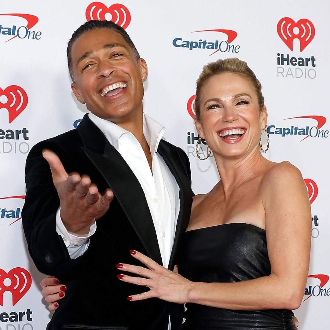 Amy Robach and T.J. Holmes Make Red Carpet Debut as a Couple