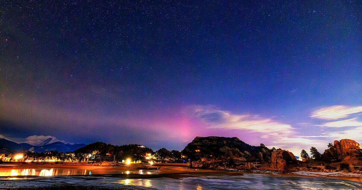 Northern Lights paint Colorado skies as solar storm sparks unusual showing