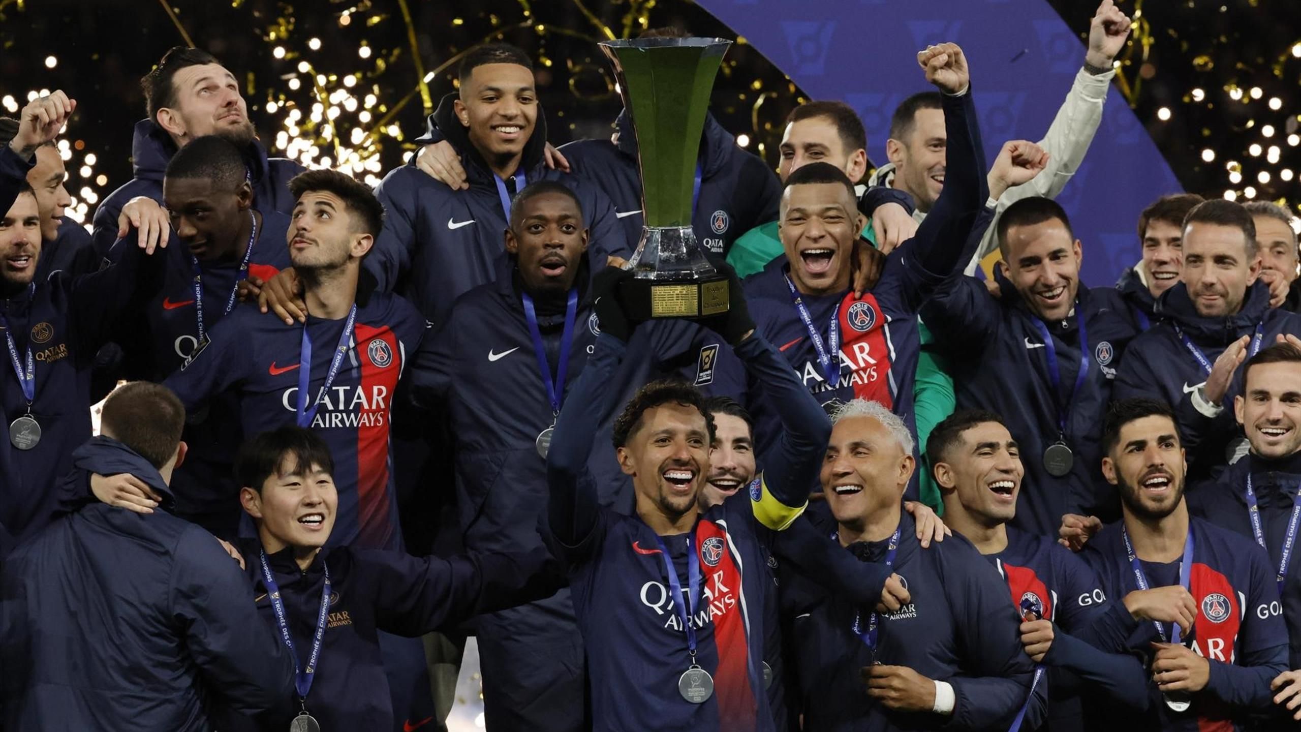 Le PSG débute 2024 par un trophée en battant Toulouse (2-0), Kylian Mbappé nouveau meilleur buteur de l'histoire du Parc