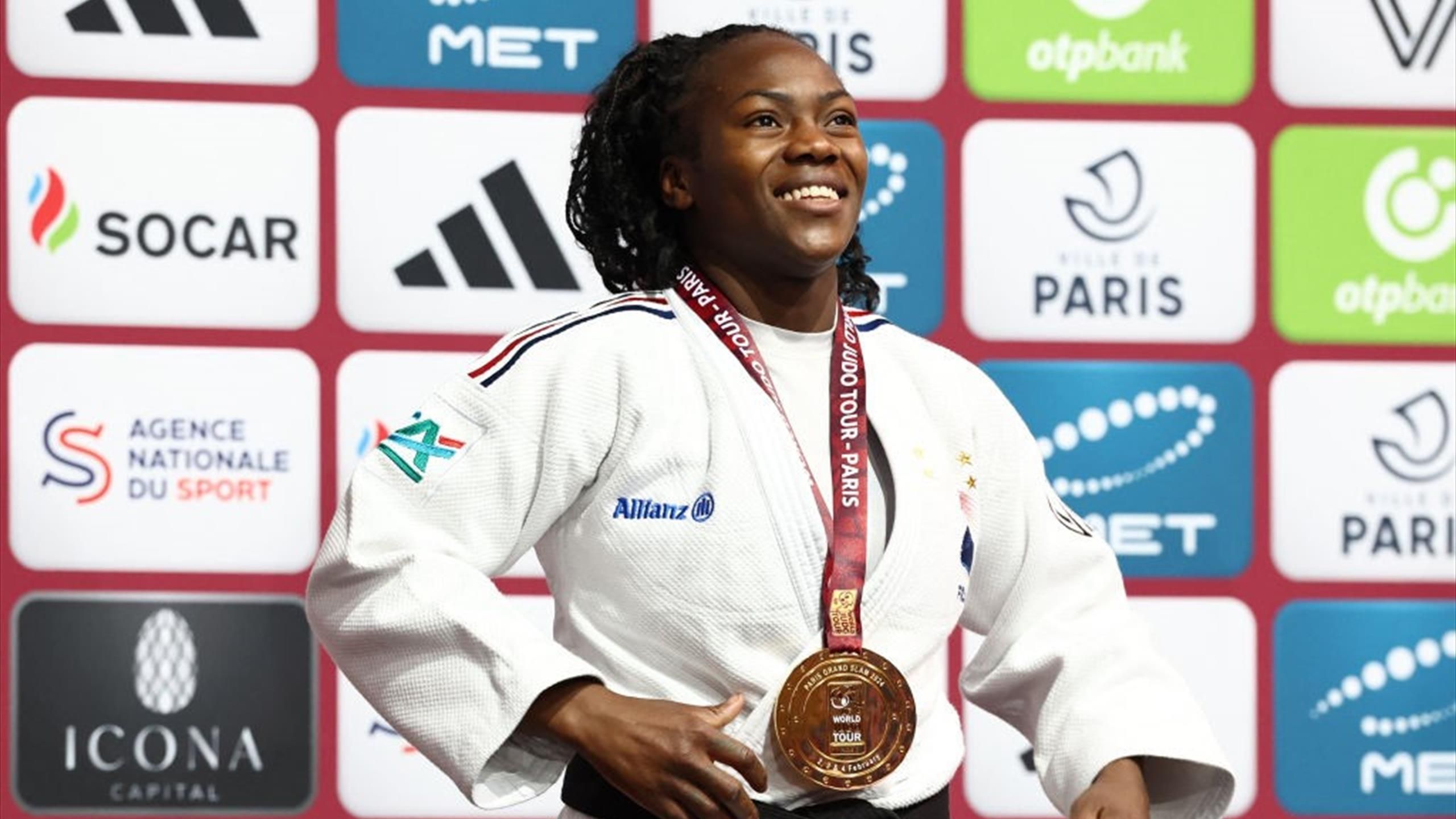 Grand Slam de Paris I Clarisse Agbegnenou, l'or au mental : " Je devais taper du poing sur la table"