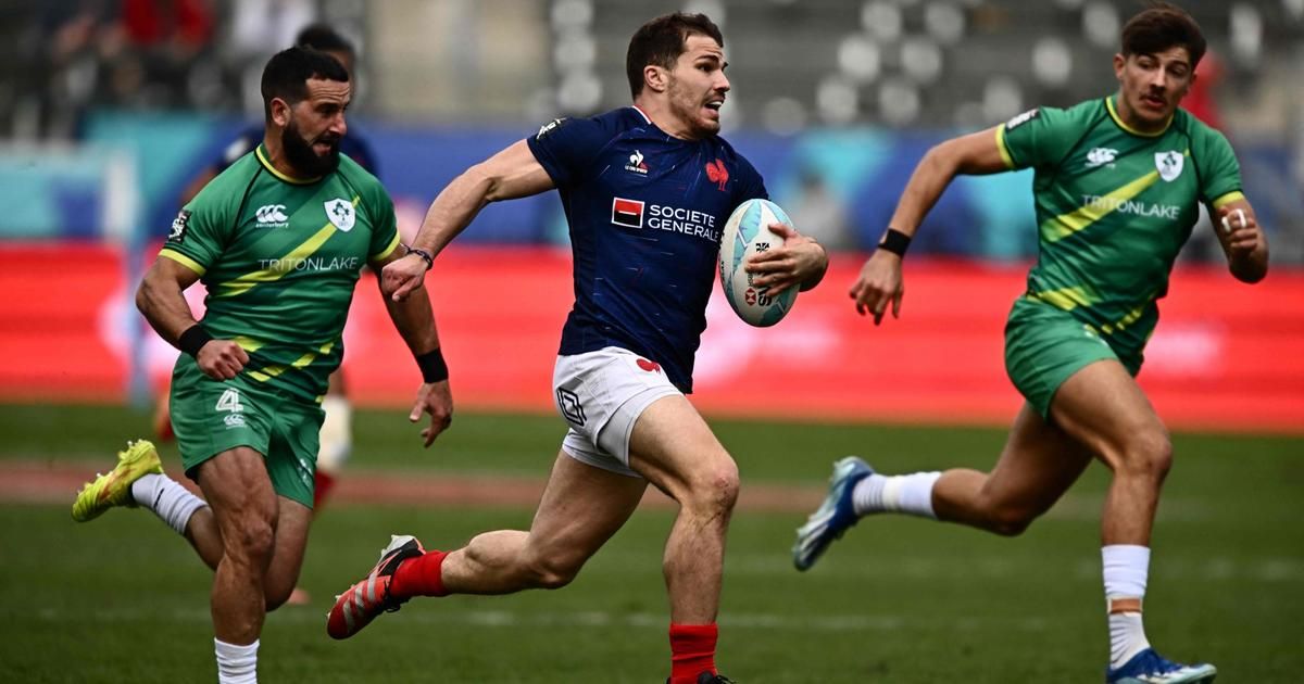 Rugby à 7 : les Bleus d’Antoine Dupont en finale du tournoi de Los Angeles