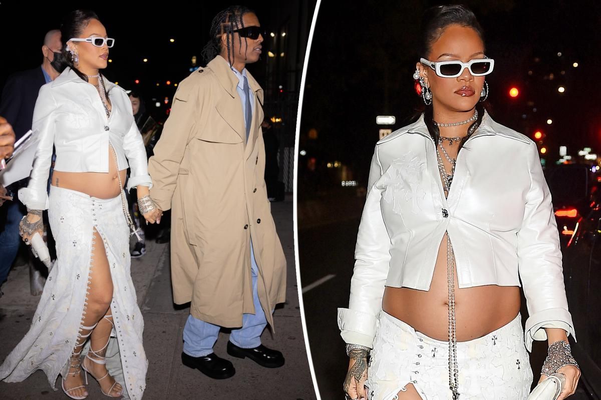 Pregnant Rihanna rolls up to Met Gala afterparty at 4 a.m.