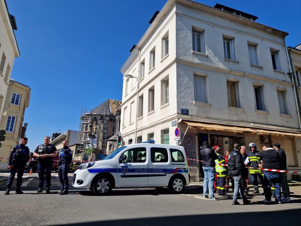 À Rouen, un immeuble évacué rue de Lecat en raison d’un affaissement de plancher