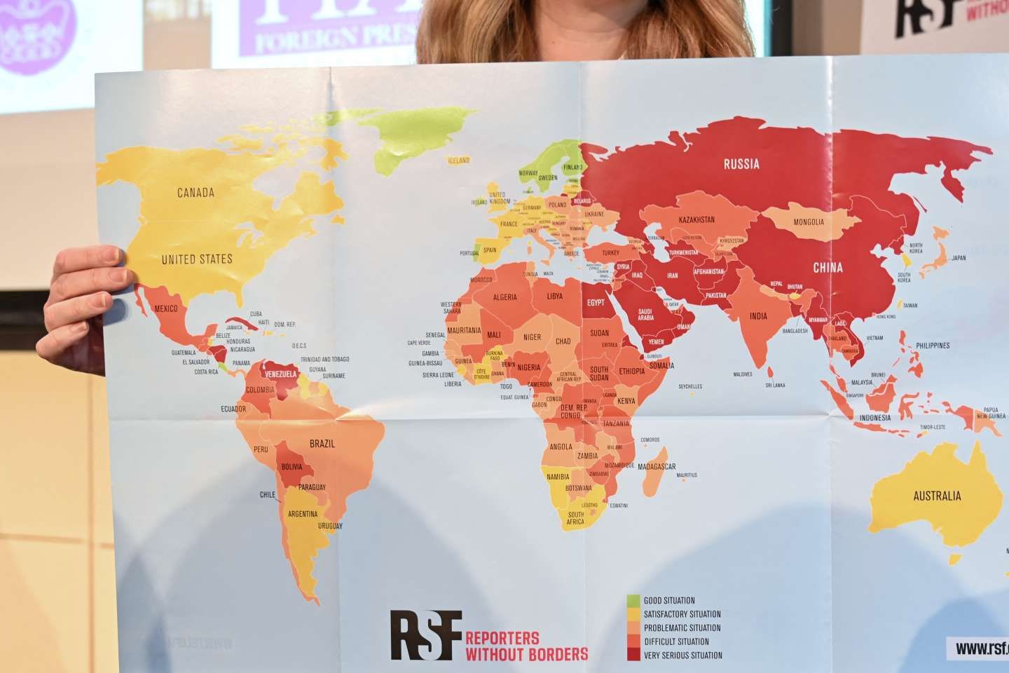 La France, 24ᵉ au classement mondial 2023 de la liberté de la presse