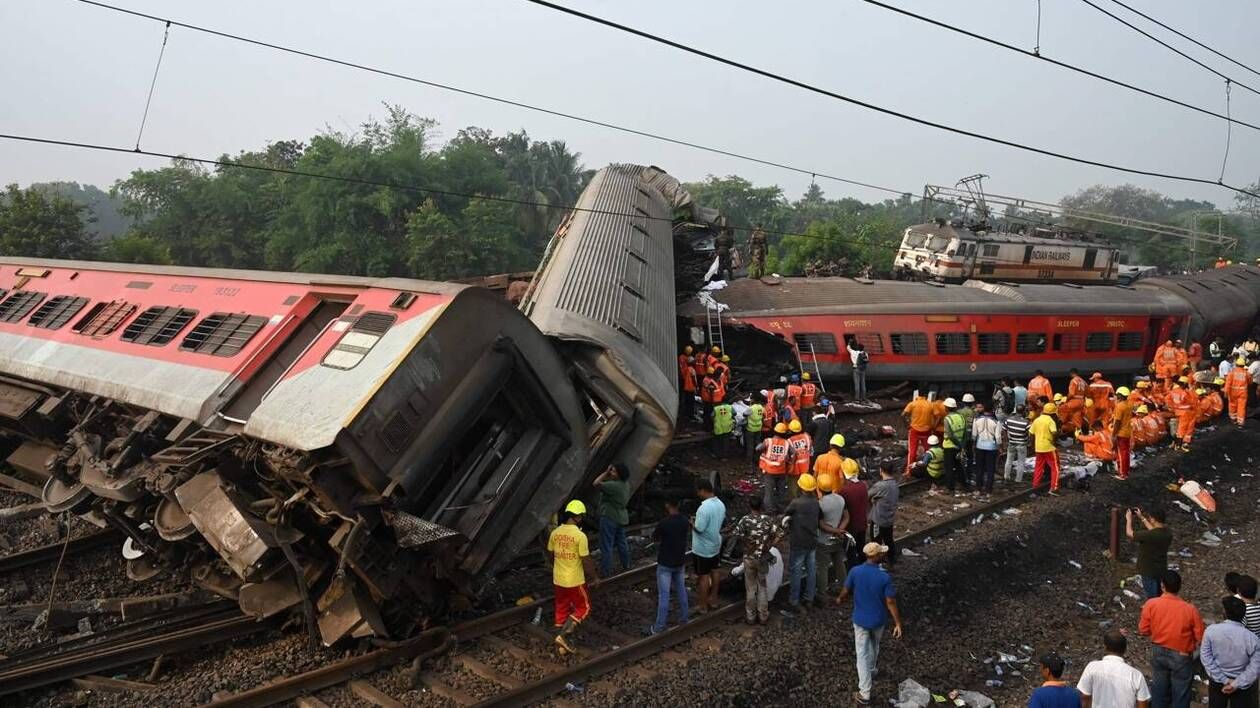 Ce que l’on sait de l’accident de trains en Inde, l’un des plus meurtriers de l’histoire du pays