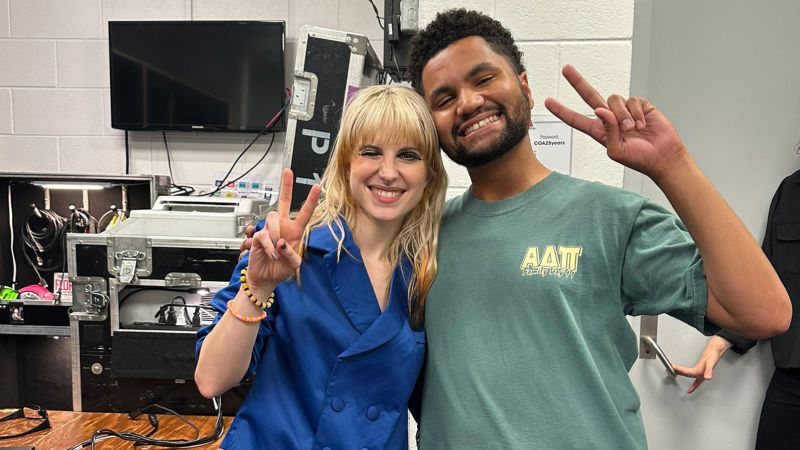 Florida Congressman Maxwell Frost rocks out on-stage with Paramore