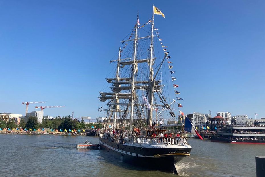 REPLAY. Parade nautique Débord de Loire 2023 : vivez l'arrivée des bateaux à Nantes