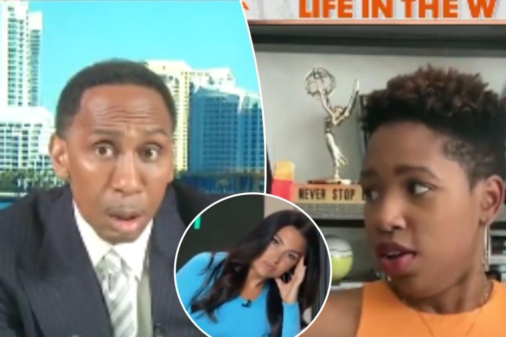 Stephen A. Smith, Monica McNutt fire barbs during 'First Take'