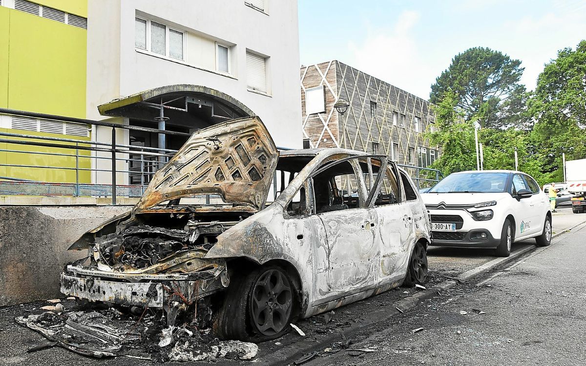 Violences urbaines : encore des incendies à Quimper la nuit dernière