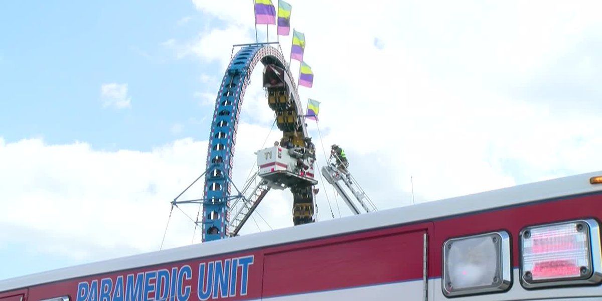 Roller coaster riders trapped upside down for hours