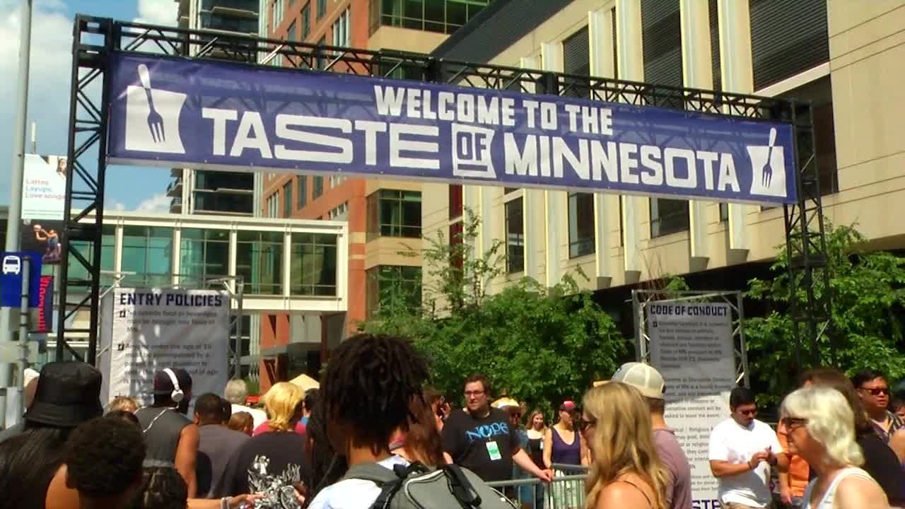 Vendors, organizers make halftime adjustments for 2nd day of Taste of Minnesota