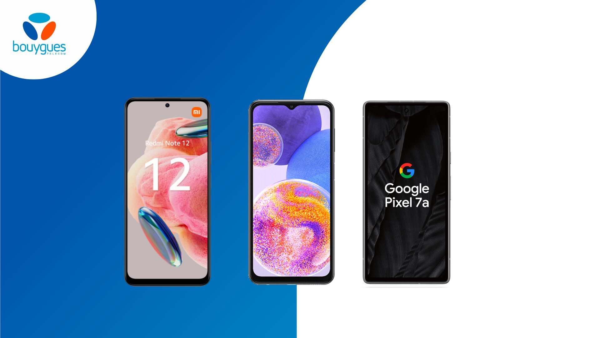 Pixel 7a à -50 % et Galaxy A23 5G à -65 % : les smartphones baissent de prix chez Bouygues Telecom avec ces forfaits mobiles