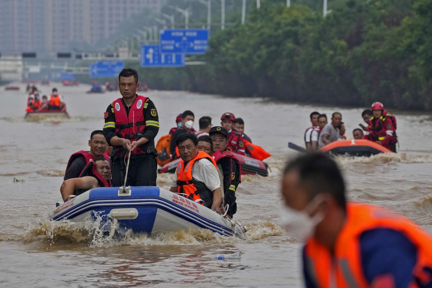 A Pékin, les inondations persistent trois jours après le passage du supertyphon Doksuri