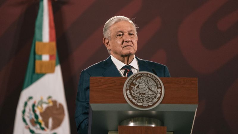 Mexico's Andres Manuel López Obrador criticizes Texas floating barriers as 'inhumane'