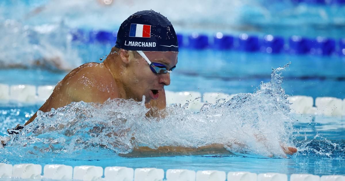 JO - Natation: au pied du podium, premier échec pour Léon Marchand lors du relais 4x100 mixte