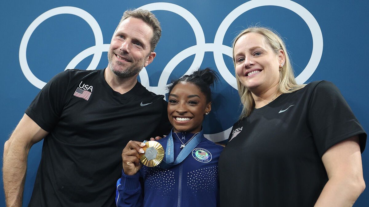 JO Paris 2024, gymnastique : Cécile et Laurent Landi, les Français qui font briller Simone Biles