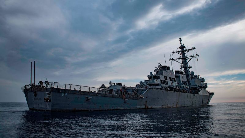 USS Carney shoots down Houthi drones in response to Yemeni attack in south Red Sea