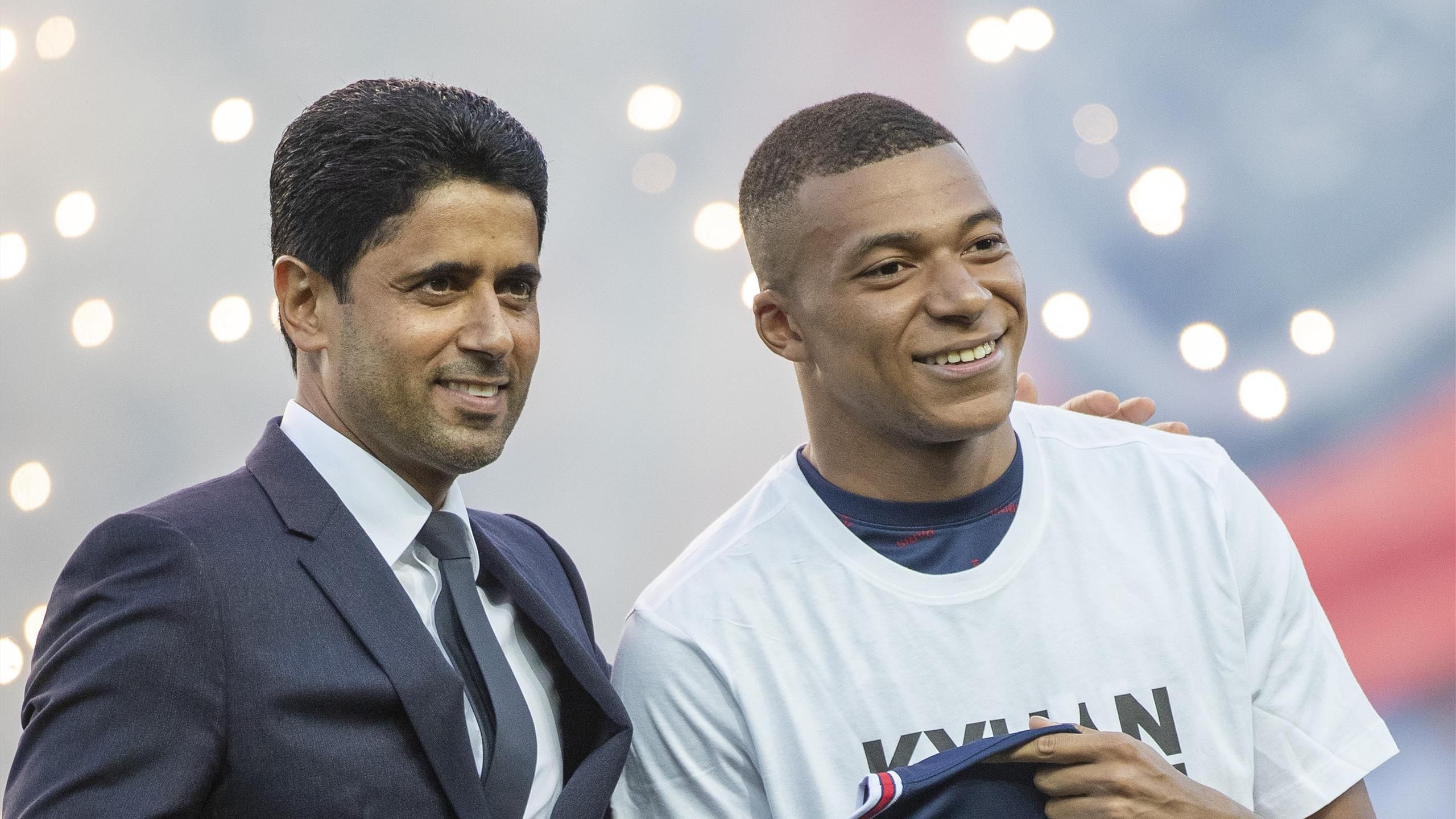 Primes, économie... Les détails de l'accord secret passé entre Mbappé et Al-Khelaïfi l'été dernier - Eurosport