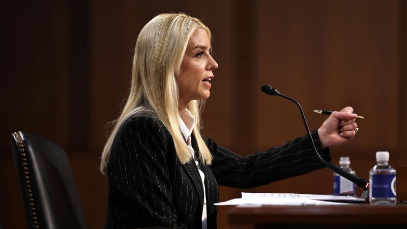 Senate votes to confirm Pam Bondi as attorney general