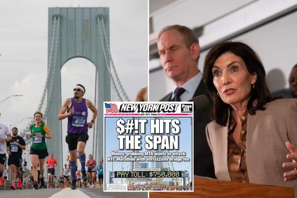 NY Gov. Kathy Hochul orders MTA to stand down over NYC Marathon $750K toll fight