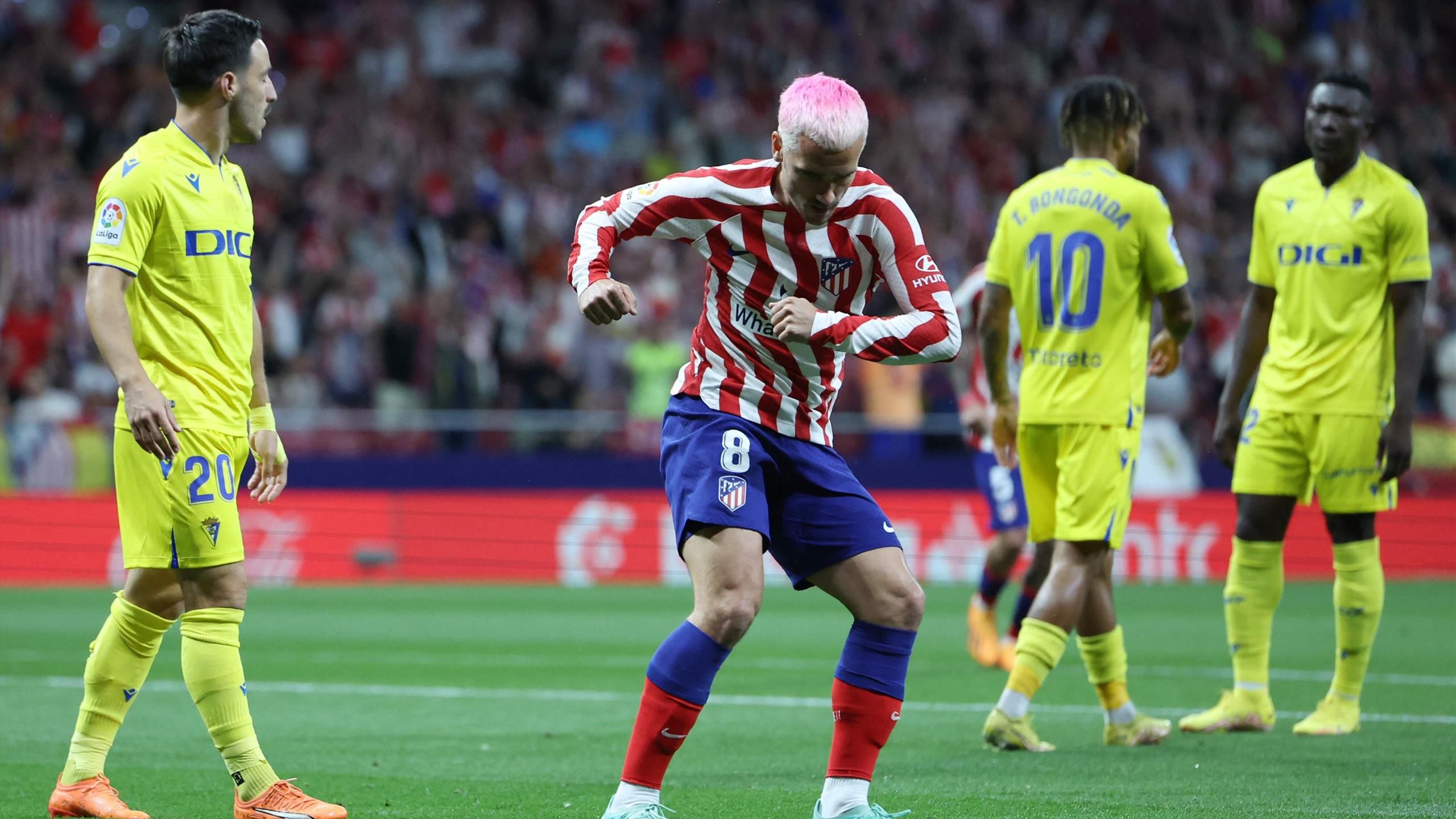 L'Atlético Madrid étrille Cadix (5-1) grâce notamment à un doublé de Griezmann