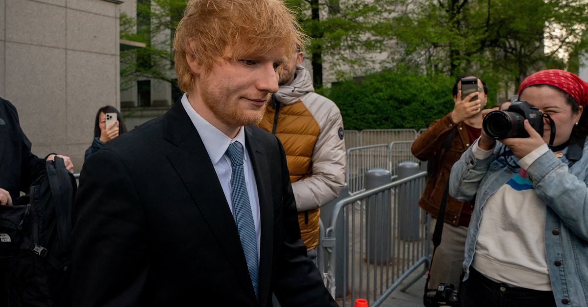 Ed Sheeran copyright case goes to jury in New York