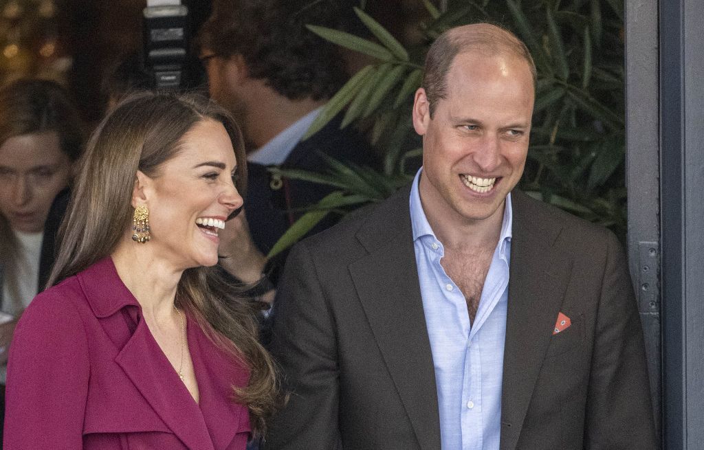 Le prince et la princesse de Galles fêtent le début des festivités du couronnement dans un pub de Soho