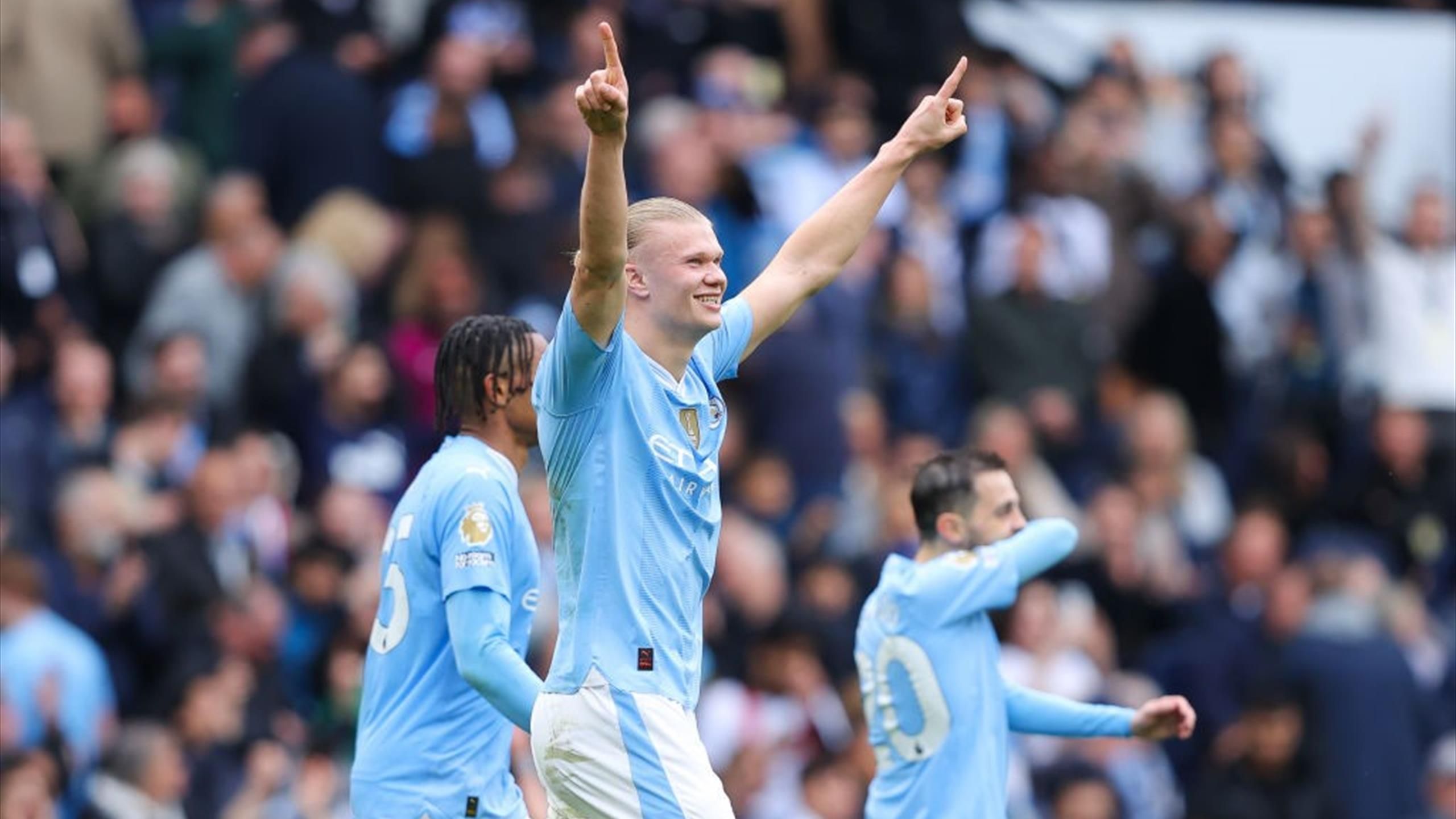 36e journée : Erling Haaland inscrit un quadruplé, Manchester City garde le rythme contre Wolverhampton