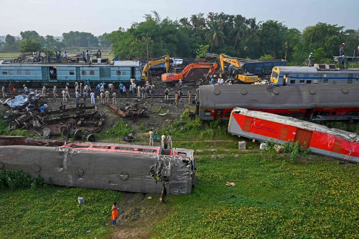 En Inde, le gouvernement affirme avoir identifié la cause et les " responsables " de la catastrophe ferroviaire