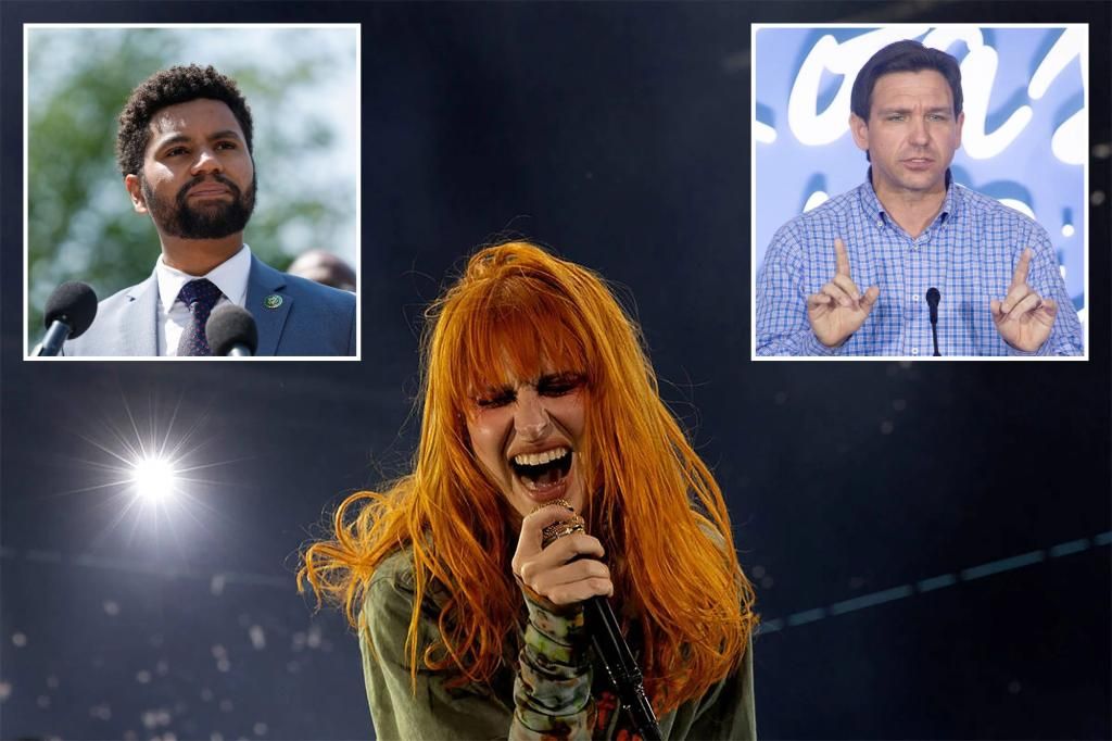 Rep. Maxwell Frost shouts 'F--k DeSantis' at Paramore concert