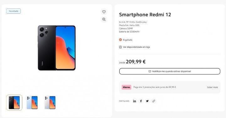 小米官網錯手上載 入門 4G 機 Redmi 12 提前曝光