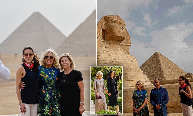 Jill Biden tours Egypt on birthday after attending Jordan's royal wedding