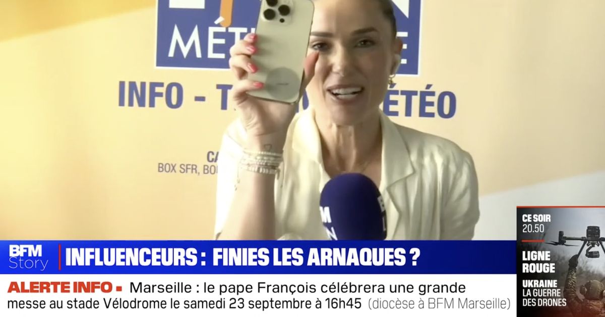 Séquence lunaire sur BFMTV où Capucine Anav fait la promotion de "patchs mobiles anti-ondes" avant qu’Aurélie Casse ne la recadre