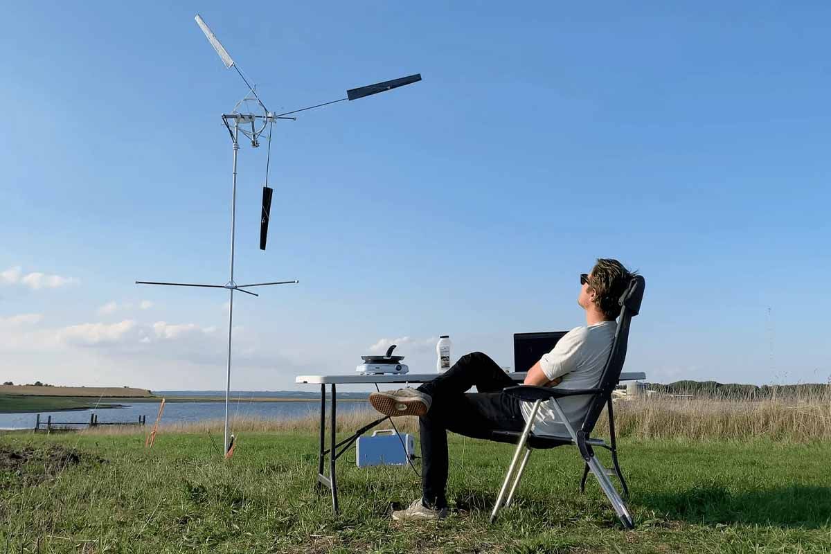 Kitex Wind Catcher, l'invention d'une éolienne portable qui se monte en 20 min