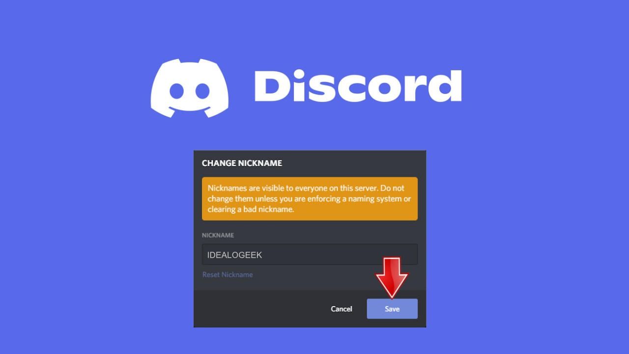 Tuto : changer son pseudo discord sur un serveur