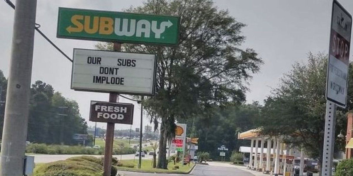 Too soon? Subway sign pokes fun at recent sub implosion near Titanic wreckage