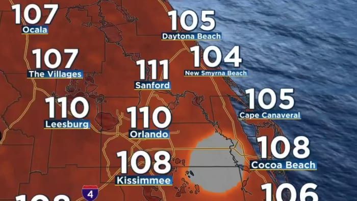 H-O-T! Heat advisories issued in Central Florida as ‘feels like’ temps soar to 111