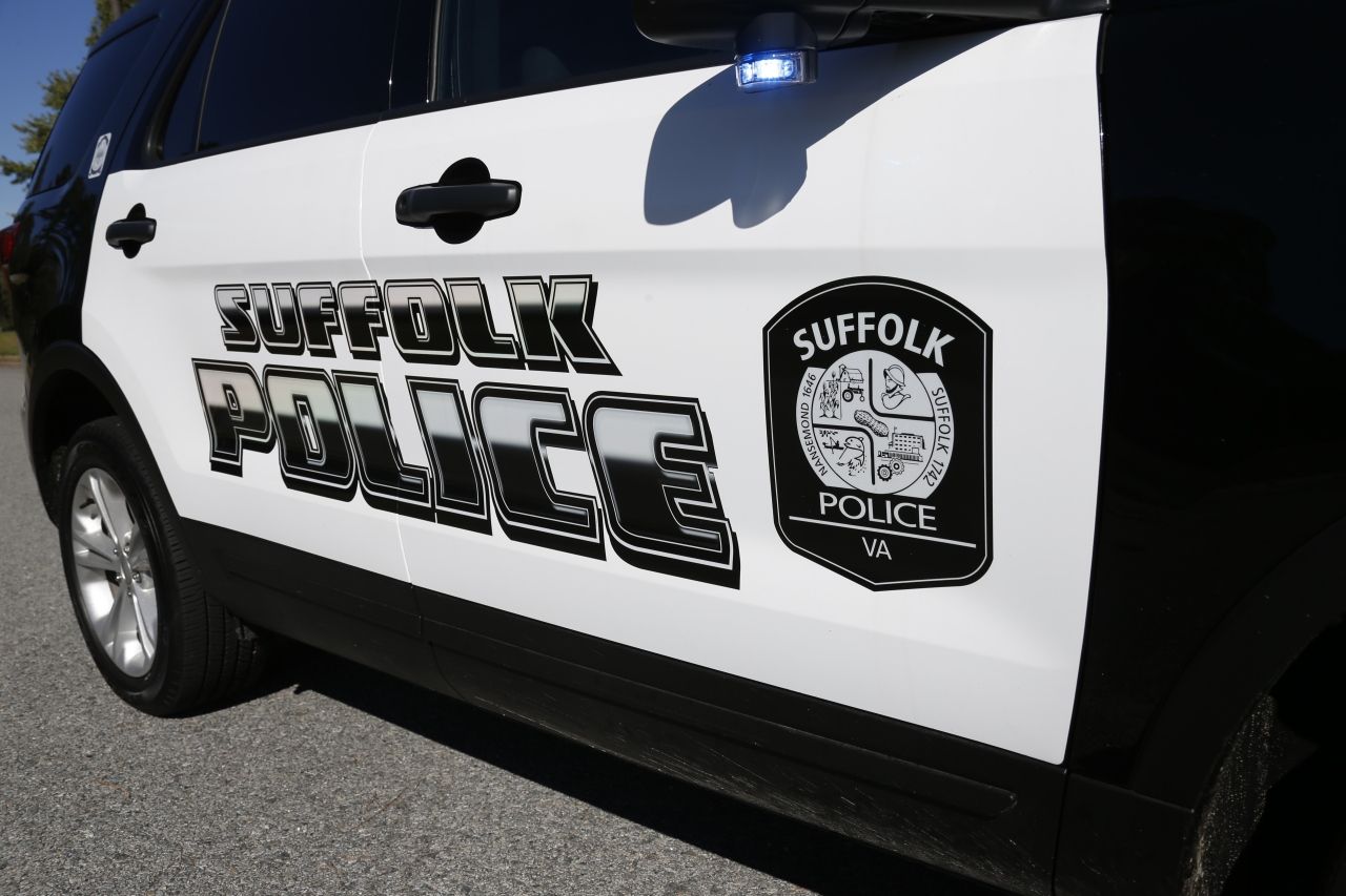 Police: 1 dead in crash with motorcycle in Suffolk