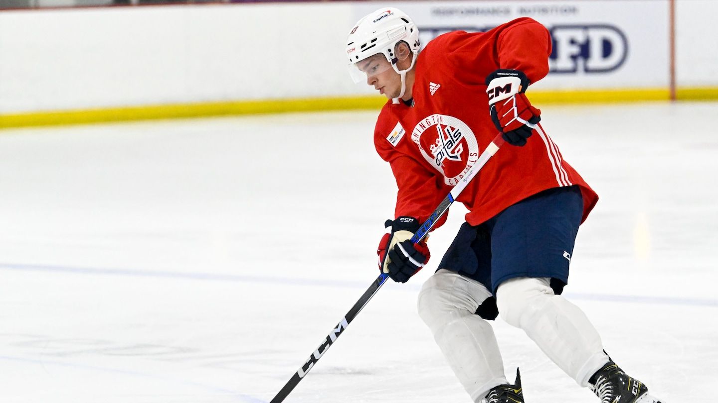 Ivan Miroshnichenko impresses at Capitals development camp