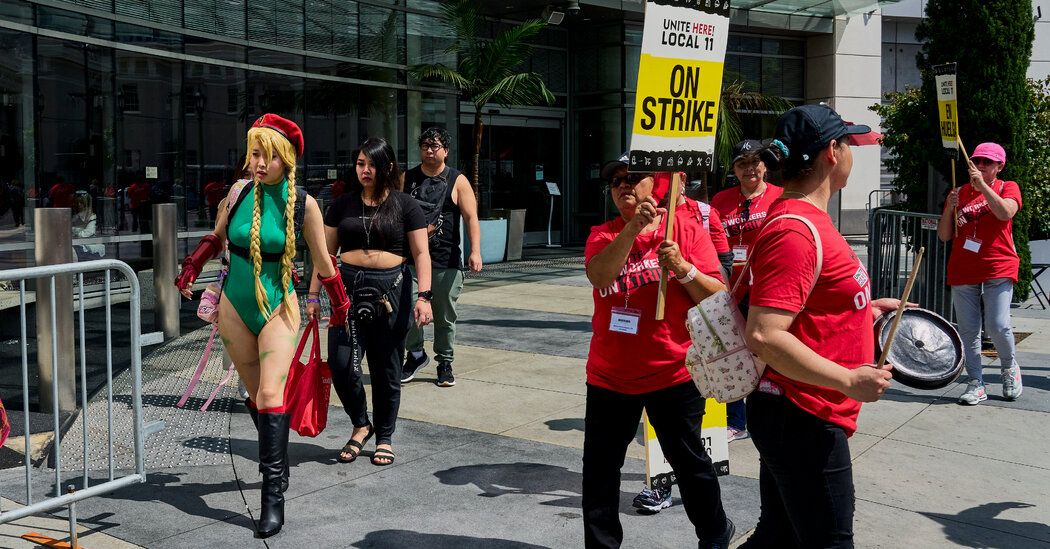 Your Room Is Ready. Don’t Mind the Picket Line.